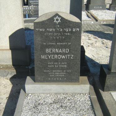 MEYEROWITZ Bernard -1972