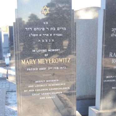 MEYEROWITZ Mary -1973