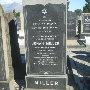 MILLER Jonah -1967