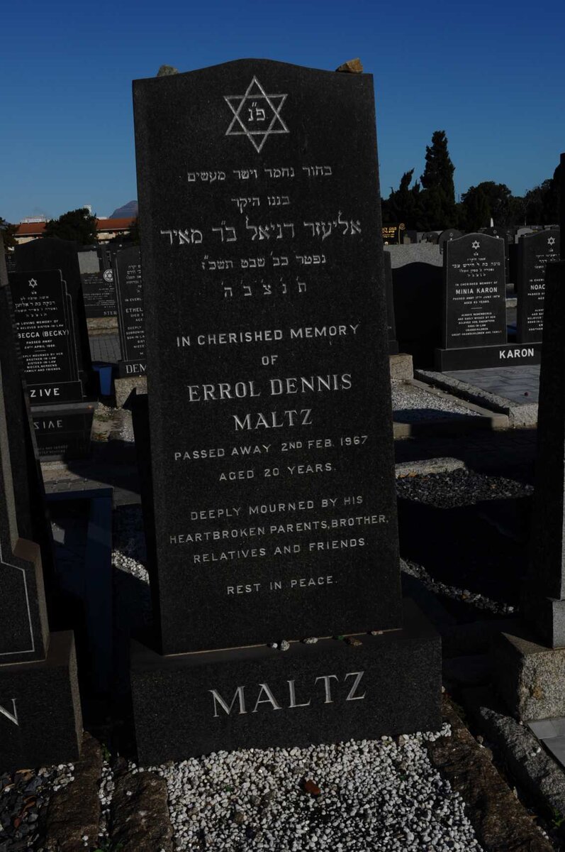 MALTZ Errol Dennis -1967