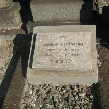 MEYERSOHN Sigmund 1877-1947