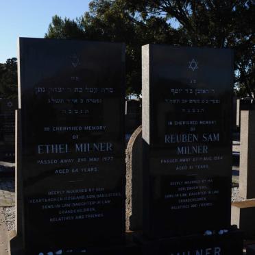 MILNER Reuben Sam -1984 &amp; Ethel -1973