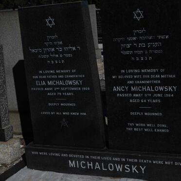 MICHALOWSKY Elia -1968 &amp; Ancy -1964