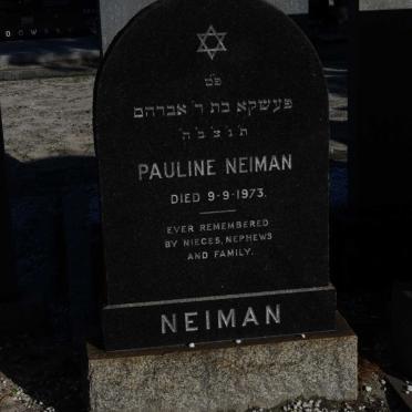 NEIMAN Pauline -1973
