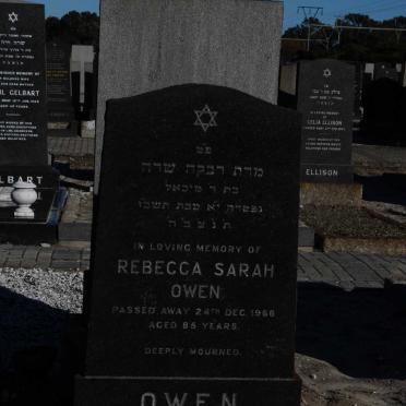 OWEN Rebecca Sarah -1966