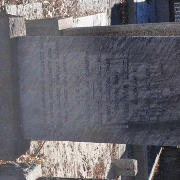 PRAAG Bessie, van nee ISAACS -1953