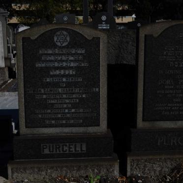 PURCELL Hyman Samuel -1946 &amp; Dora SOLOMON -1951