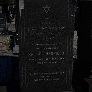 RENFIELD Rachel -1966