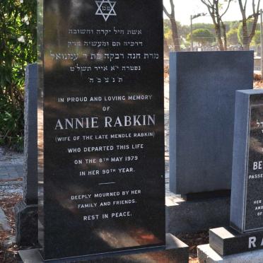 RABKIN Annie -1979