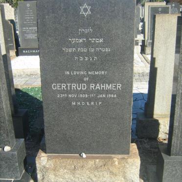 RAHMER Gertrud 1909-1964