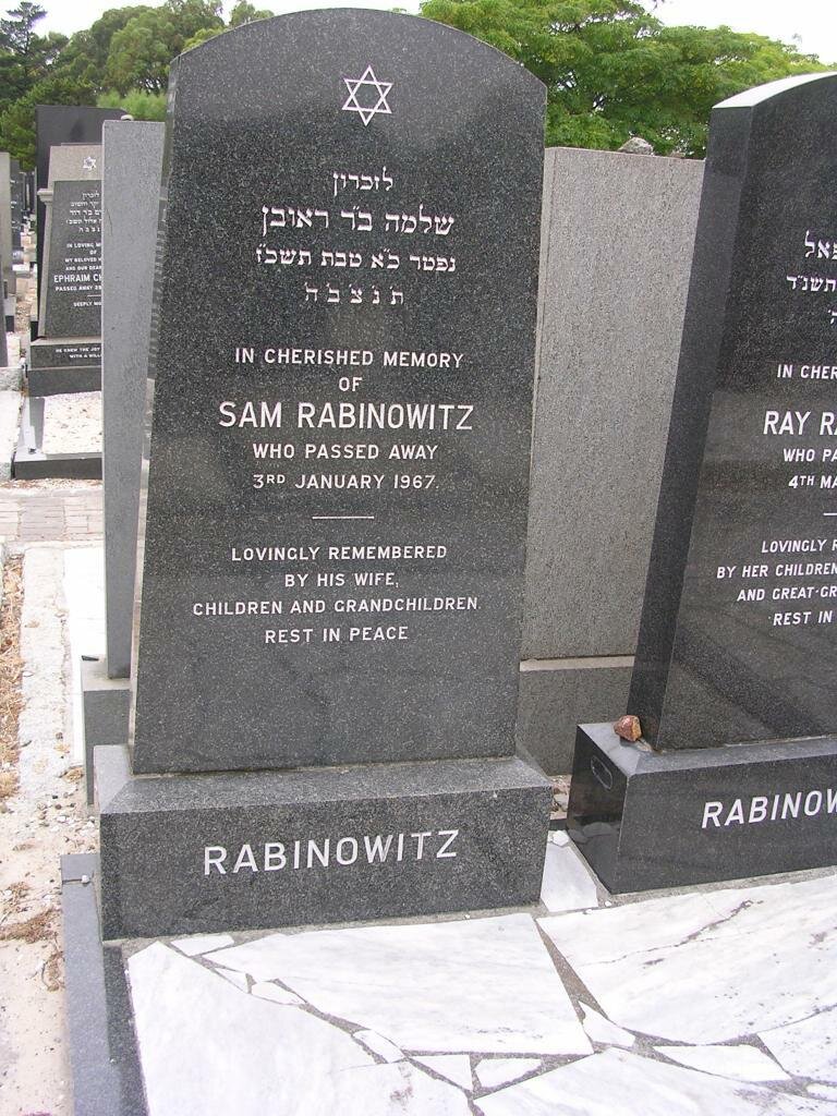 RABINOWITZ Sam -1967 &amp; Ray -1994
