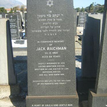 RAICHMAN Jack -1968