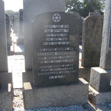 ROSENBERG Abraham -1950