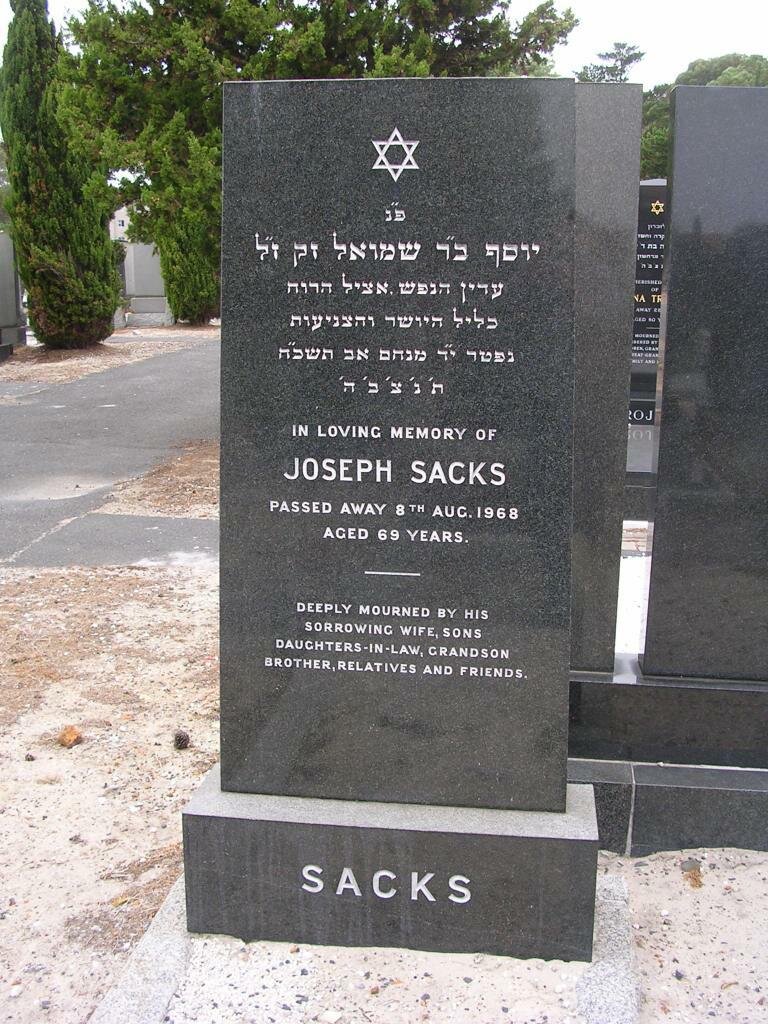 SACKS Joseph -1968