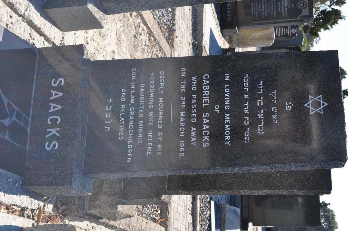 SAACKS Gabriel -1965