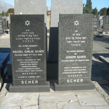 SCHER Joseph -1966 &amp; Rachel -1988