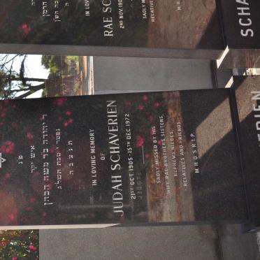 SCHAVERIEN Judah 1905-1972