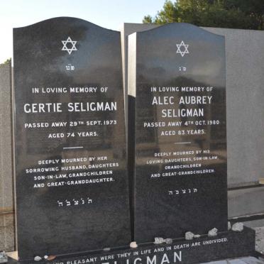 SELIGMAN Alec Aubrey -1980 &amp; Gertie -1973