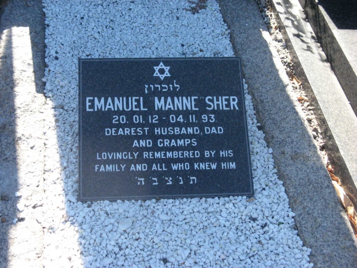 SHER Emanuel 1912-1993