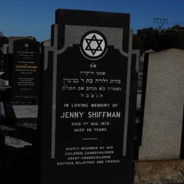 SHIFFMAN Jenny -1972