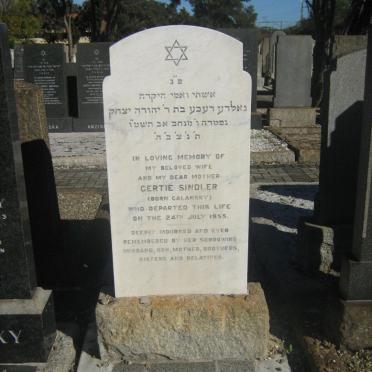 SINDLER Gertie nee GALANSKY -1955