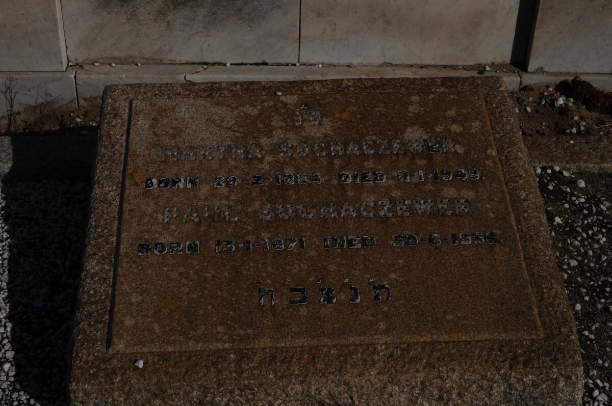 SOCHACZEWER Paul 1871-1956 &amp; Martha 1884-1949