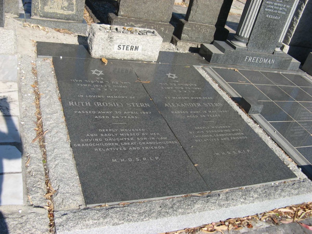 STERN Alexander -1952 &amp; Ruth -1997