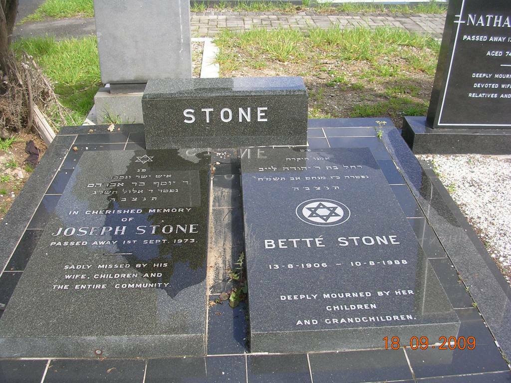 STONE Joseph -1973 &amp; Betté 1906-1988