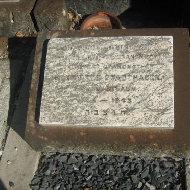 STADTHAGEN Henriette nee NUSSBAUM 1854-1943