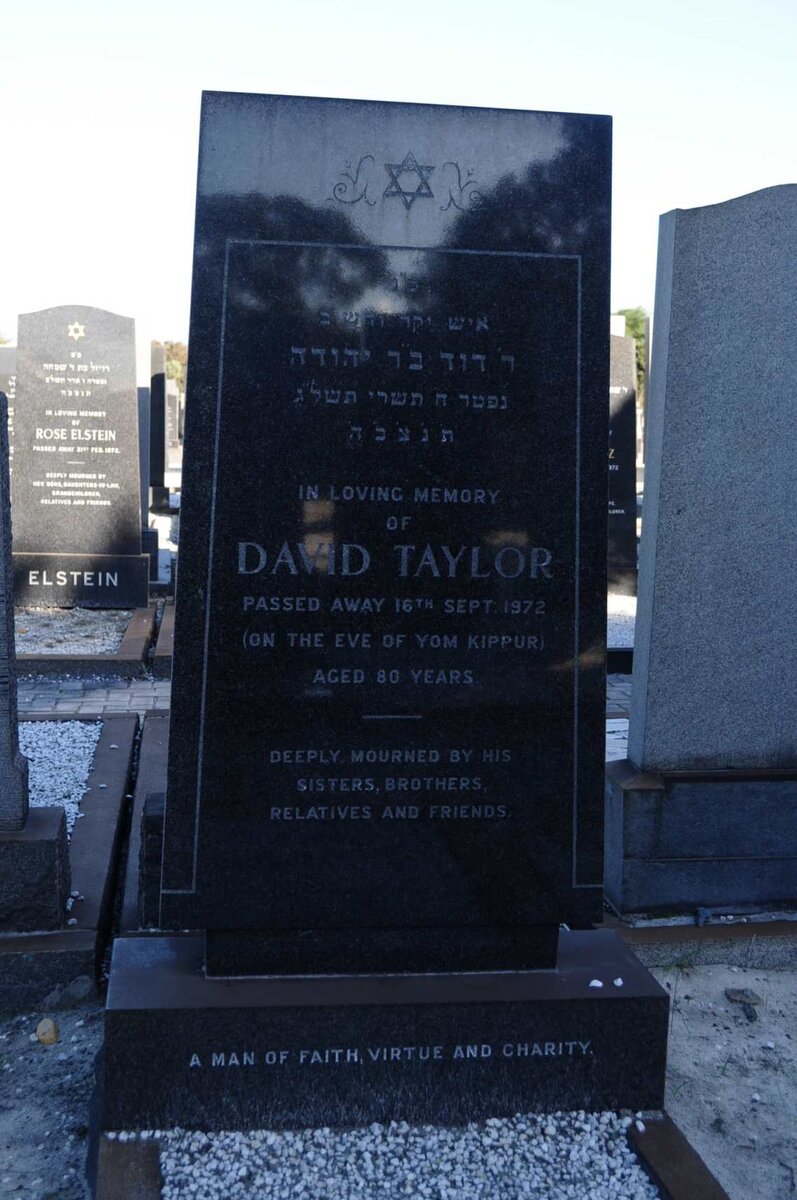 TAYLOR David -1972