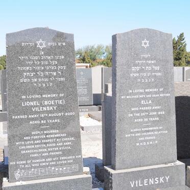 VILENSKY Lionel -2000 &amp; Ella -1959