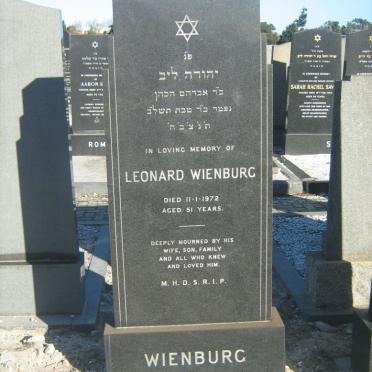 WIENBURG Leonard -1972