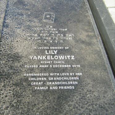 YANKELOWITZ Lily - 2010