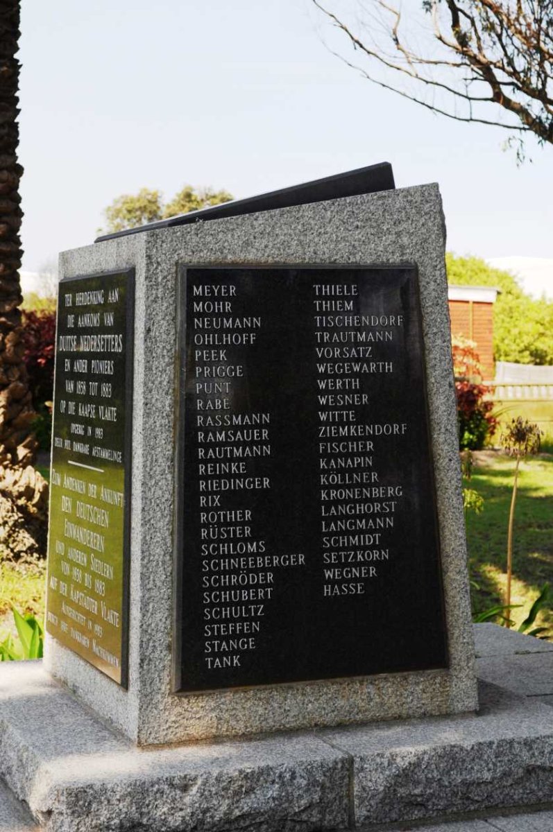 5. Herdenking aan Duitse Nedersetters