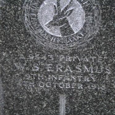 ERASMUS W.S. -1918