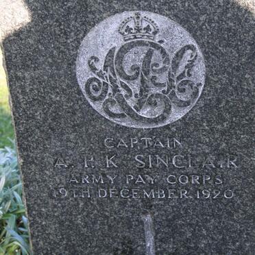 SINCLAIR A.P.K. -1920