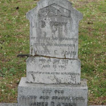 ADAMS James P. -1954 &amp; Florence E. -1939