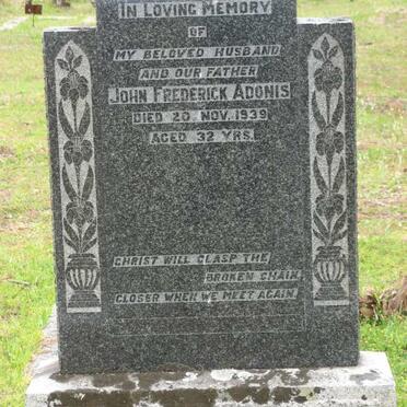 ADONIS John Frederick -1939