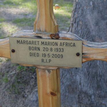 AFRICA Margaret Marion 1933-2009