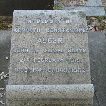 ALGER Kenneth Constantine 1915-1962