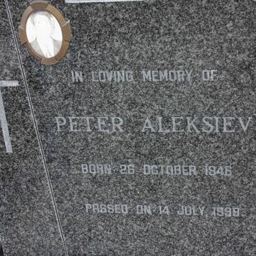 ALEKSIEV Peter 1946-1999