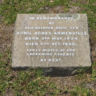 ARMENVILLE Sybil Agnes 1934-1936