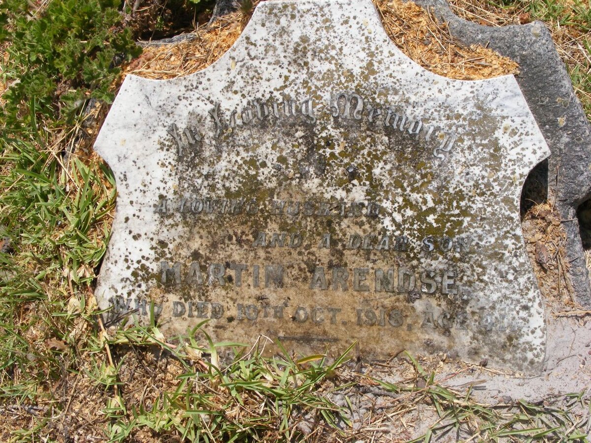 ARENDSE Martin -1918