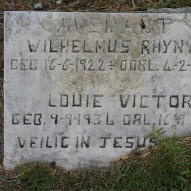 AVENANT Wilhelmus Rhynard 1922-1927 :: AVENANT Louie Victor 1934-1937