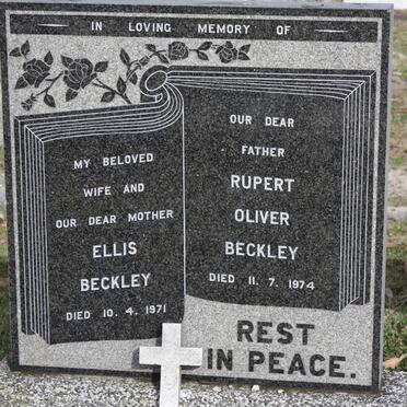 BECKLEY Rupert Oliver -1974 &amp; Ellis  -1971