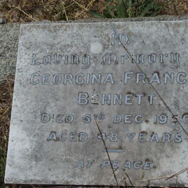 BENNETT Georgina Frances -1950