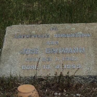 BAUMANN Jose 1907-1965