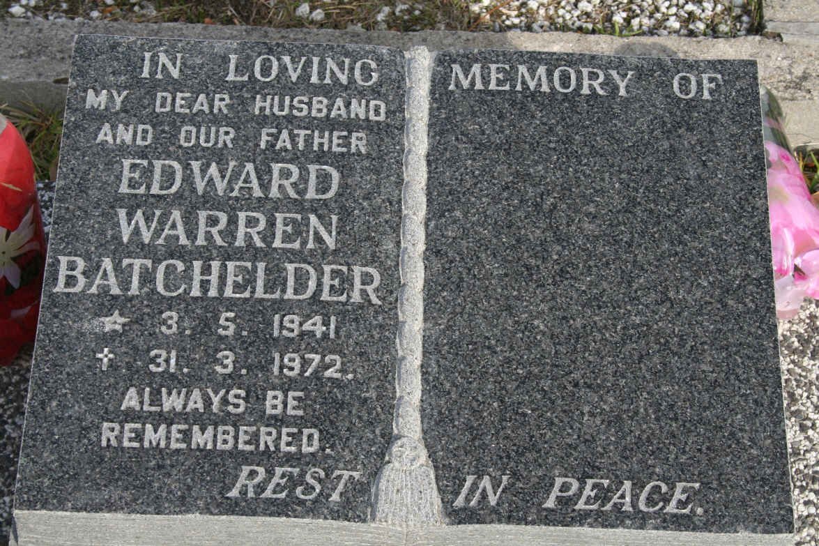 BATCHELDER Edward Warren 1941-1972
