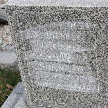 BARNARD Hendrik 1917-1982