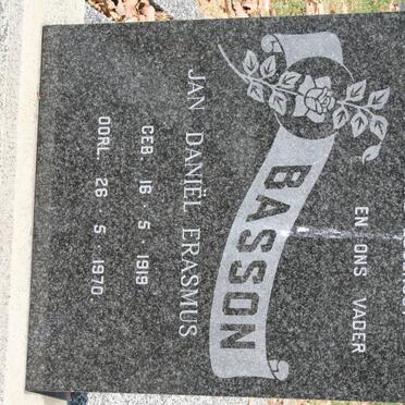 BASSON Jan Daniël Erasmus 1919-1970